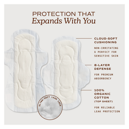August Combo Regular & Super Pads, 16ct