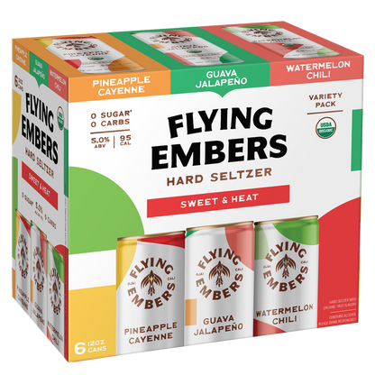 Flying Embers Sweet & Heat Hard Seltzer 6pk 12oz Can 5.0% ABV