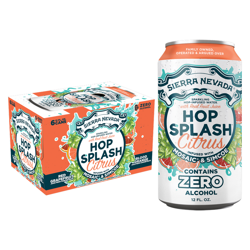 Sierra Nevada Hop Splash Citrus Sparkling Water 6PKC