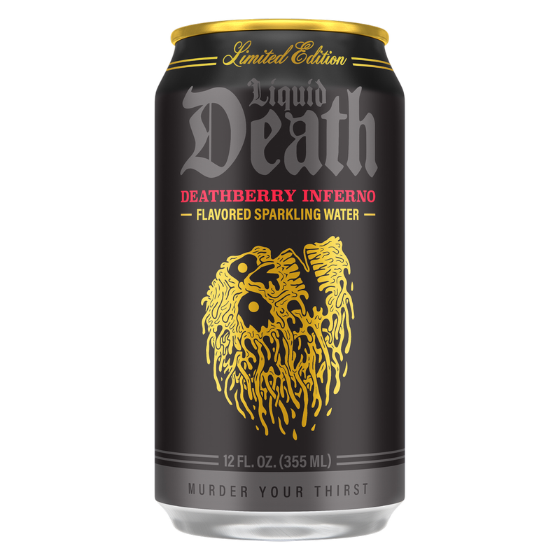 Liquid Death Deathberry Inferno Water 6pk 12oz Can