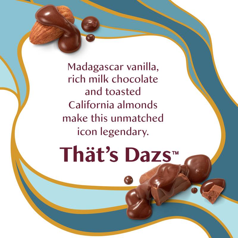 Haagen Dazs Vanilla Milk Chocolate Almond Ice Cream Bars, 3ct