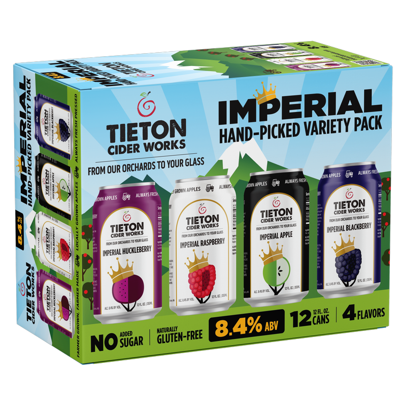 Tieton Imperial Hand Picked Variety Pack 12pk 12oz Can