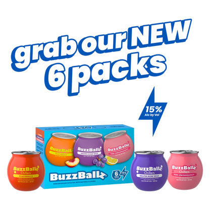 BuzzBallz Fruity Variety Pack 6pk 187ml