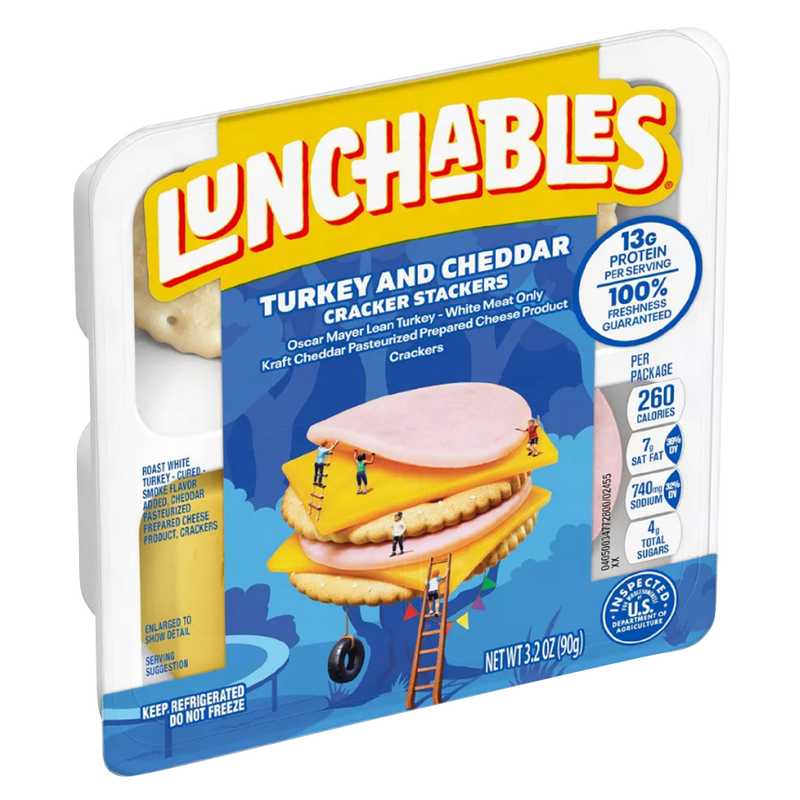 Lunchables Turkey & Cheddar with Crackers - 3.2oz