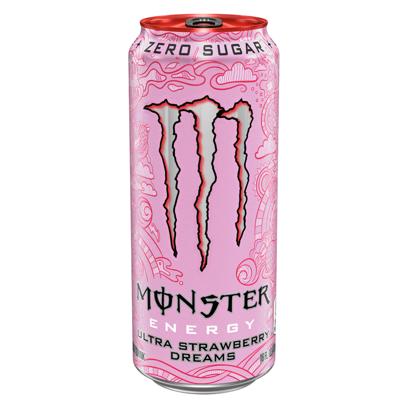 Monster Energy Ultra Strawberry Dreams Energy Drink 16oz Can