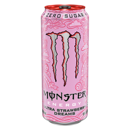 Monster Energy Ultra Strawberry Dreams Energy Drink 16oz Can