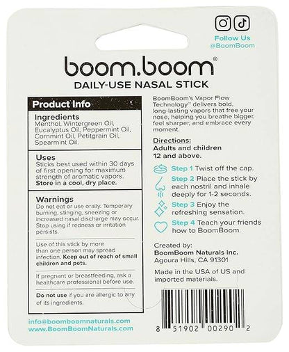 BoomBoom Breathe Wintermint Nasal Inhaler