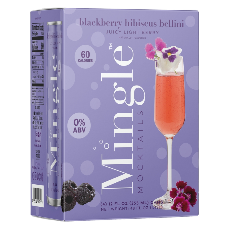 Mingle Mocktail Blackberry 4pk 12oz Can