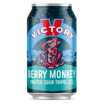 Victory Berry Monkey Fruited Sour Tripel 6pk 12oz Cans 9.5% ABV