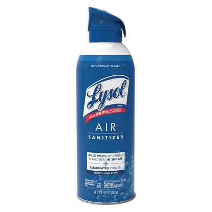 Lysol Air Sanitizer, White Linen, 10 oz