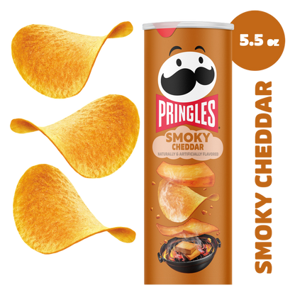 Pringles Smoky Cheddar, 5.5 oz