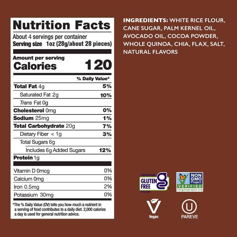 Drizzilicious Drizzled Cookies & Cream Mini Rice Cake, 4oz