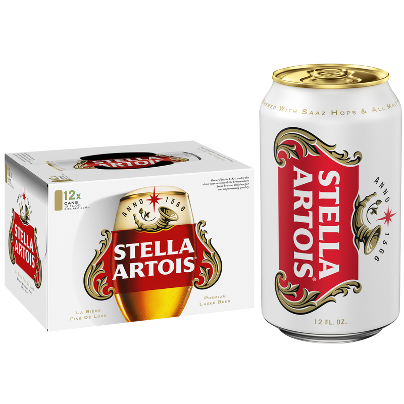 Stella Artois 12pk 12oz Cans 5.0% ABV