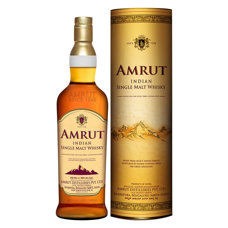 Amrut Single Malt Whisky 750ml - Amrut – BevMo!