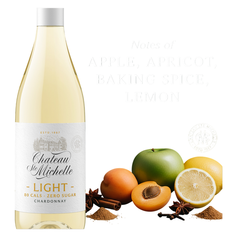 Chateau Ste. Michelle Light Chardonnay 750ml Bottle - Chateau Ste