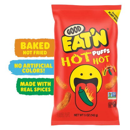 Good Eat'n Hot Hot Puffs, 5oz