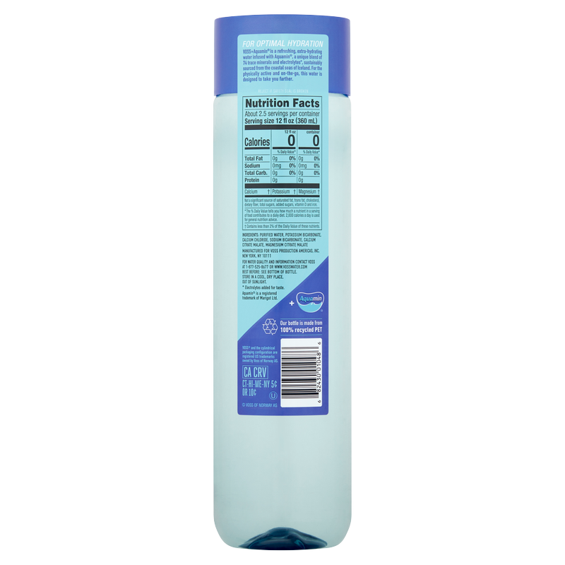 Voss Plus Water 850ml Btl