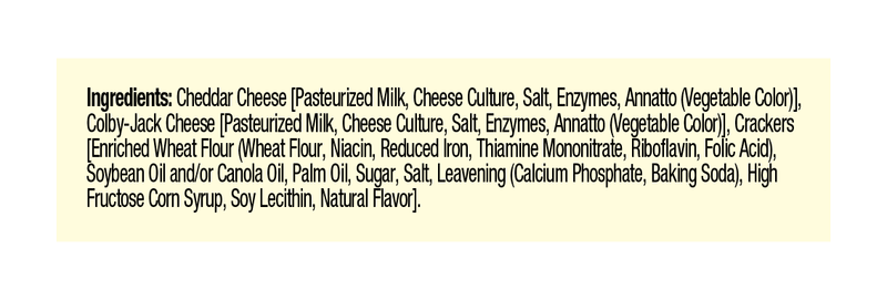 Sargento Shareables with Cheddar, Colby Jack and Ritz