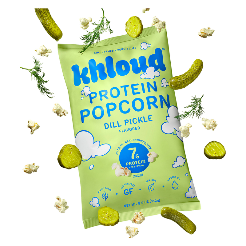 Khloud Protein Popcorn - Dill Pickle, 4 oz