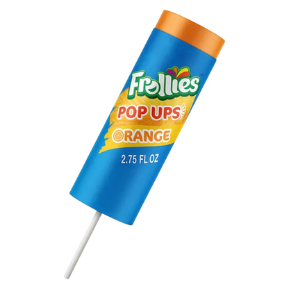 Frollies Orange Push Pop, 1ct