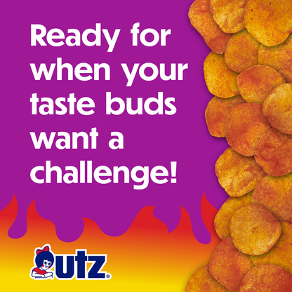 Utz Potato Chips Red Hot 7.75oz
