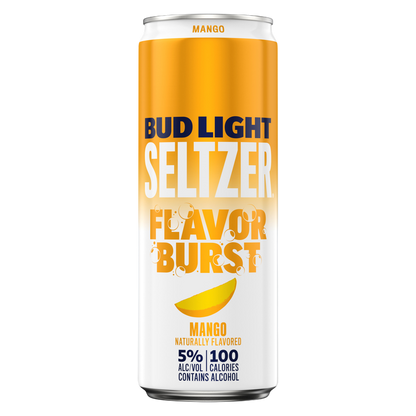 Bud Light Hard Seltzer Mango Seltzer 12oz Can 5% ABV