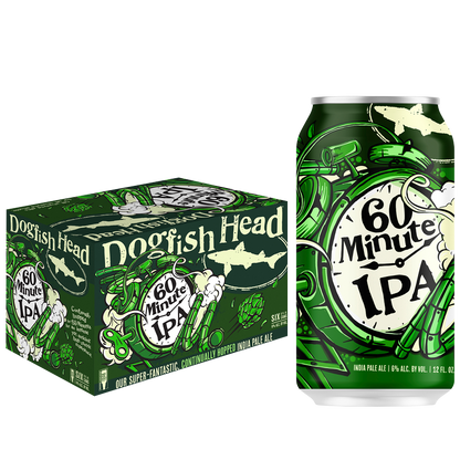 Dogfish Head 60 Minute IPA 6pk 12oz Can 6.0% ABV