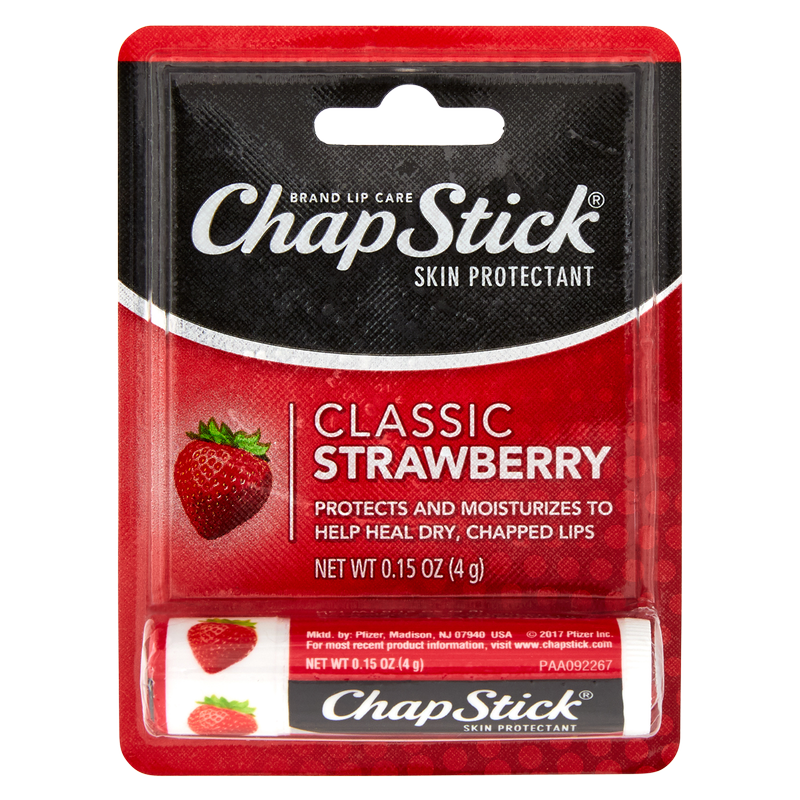 Chapstick Classic Strawberry Lip Balm 0.15oz - ChapStick – BevMo!
