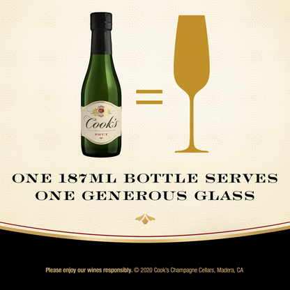 Cook's Brut 187ml 4pk
