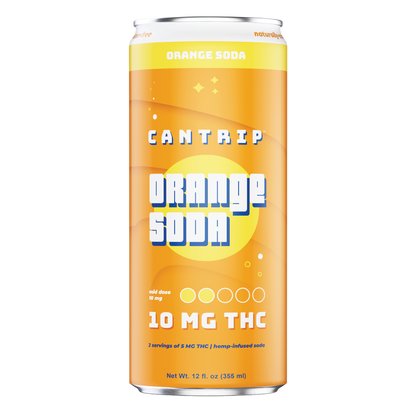 Cantrip Orange Soda 10mg THC Soda 4pk 12oz Can