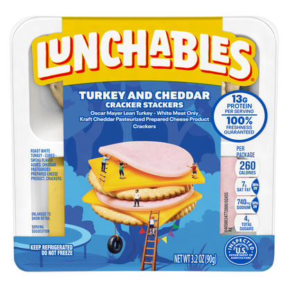 Lunchables Turkey & Cheddar with Crackers - 3.2oz