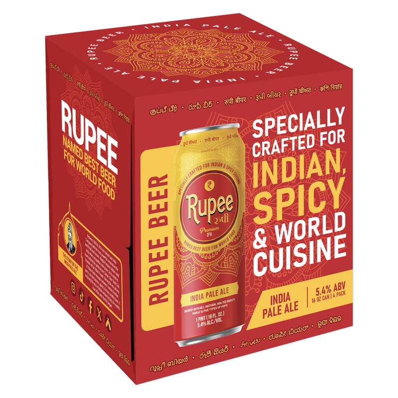 Rupee India Pale Ale 4pk 16oz Can