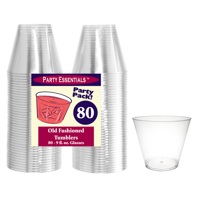 Tumbler Plastic 9oz 80ct