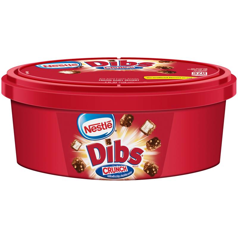 Nestle Dibs Vanilla Ice Cream with Crunch Coating Bites 4oz