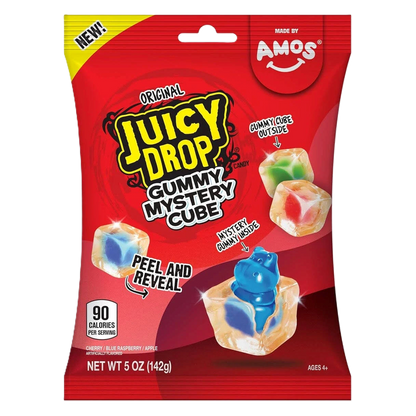 Juicy Drop Original Gummy Mystery Cube, 5oz