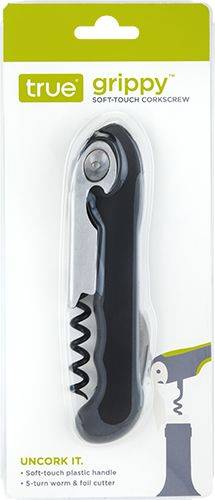 True Grippy Soft Touch Waiter's Corkscrew