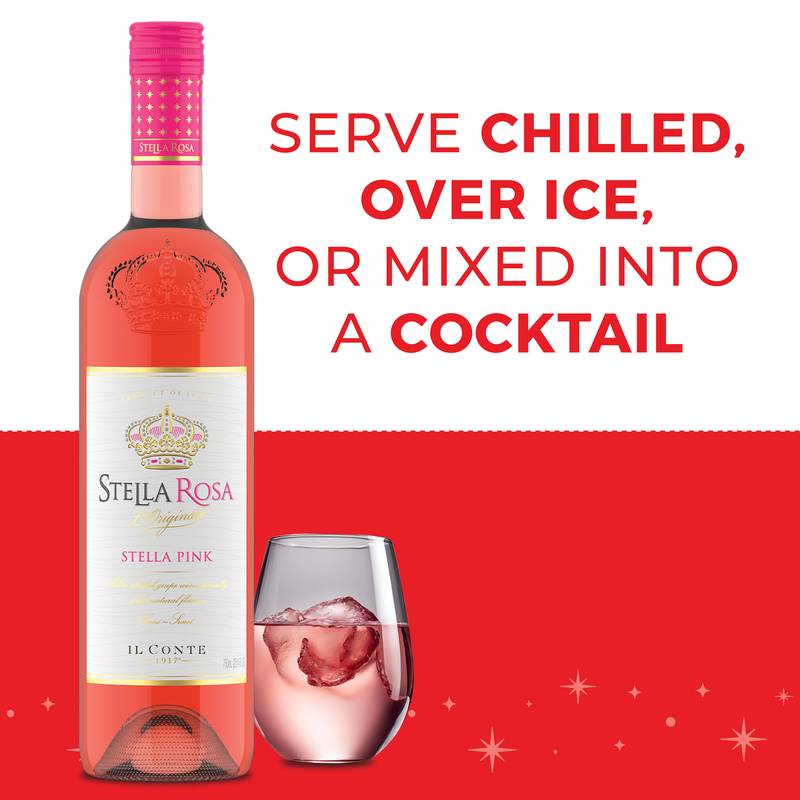 Stella Rosa Stella Pink Semi-Sweet Rose Wine 750 ml