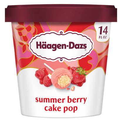 Haagen-Dazs Summer Berries & Cream Waffle Ice Cream 14oz