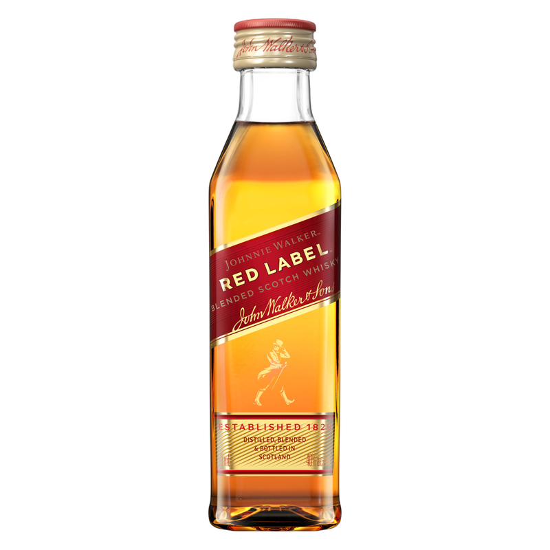 Johnnie Walker Red Label Scotch 50ml (80 Proof) - Johnnie Walker Johnnie Walker Red Label Scotch 50ml (80 Proof) - Johnnie Walker