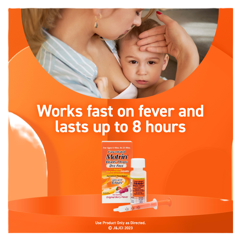 Infant Motrin Concentrated Liquid Medicine Drops, 1oz
