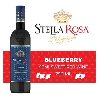 Stella Rosa Blueberry Semi-Sweet Red Wine 750 ml