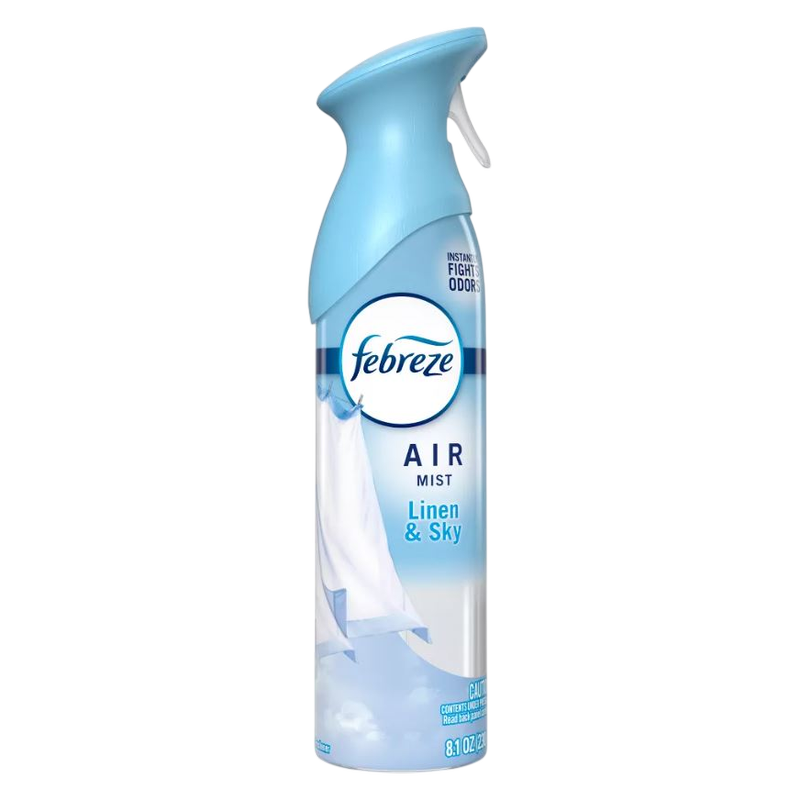 Febreze Air Mist, Air Freshener Spray, Odor Fighting Room Spray, Linen & Sky, 8.1oz, 1ct