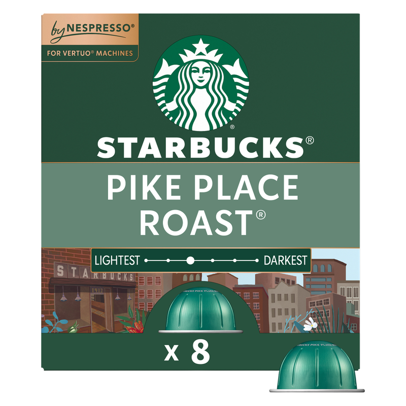 Nespresso Starbucks Vertuo Pike Place Roast 8ct  7.77oz Capsules