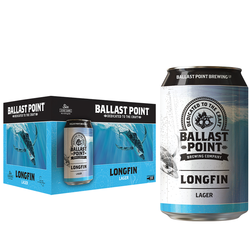 Ballast Point Longfin Lager 6pk 12oz Can