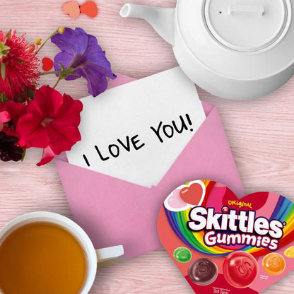 Skittles Original Gummies Heart Gift Box, 5.8oz