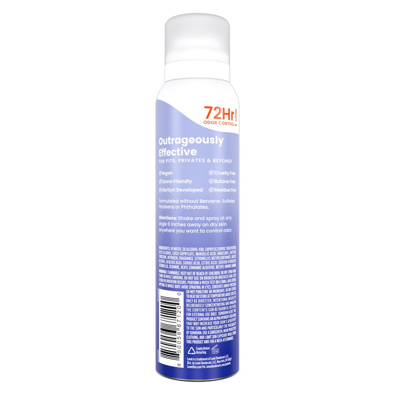 Lume Deodorant, Whole Body, Invisible Spray, Soft Powder