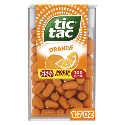 Tic Tac Orange Mints, On-The-Go Refreshment, 1.7 oz