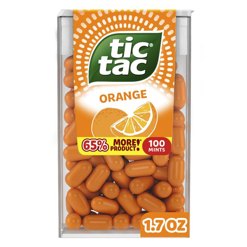 Tic Tac Orange Mints, On-The-Go Refreshment, 1.7 oz