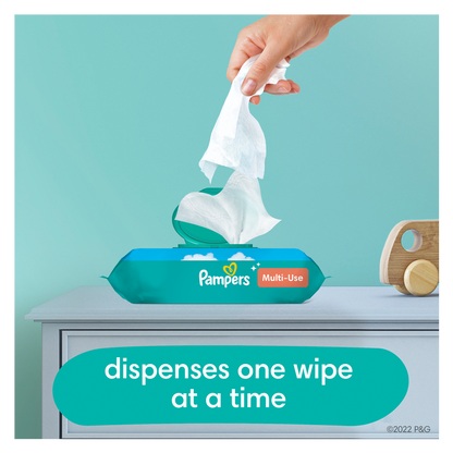 Pampers Baby Wipes Multi-Use Clean Breeze 1X Pop-Top 56ct