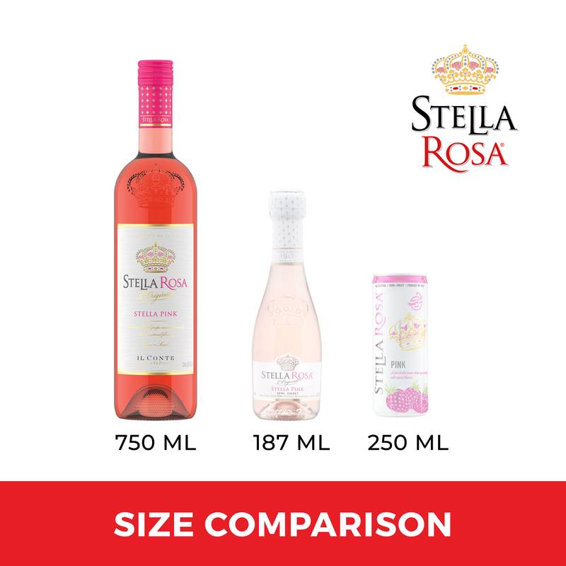 Stella Rosa Stella Pink Semi-Sweet Rose Wine 750 ml